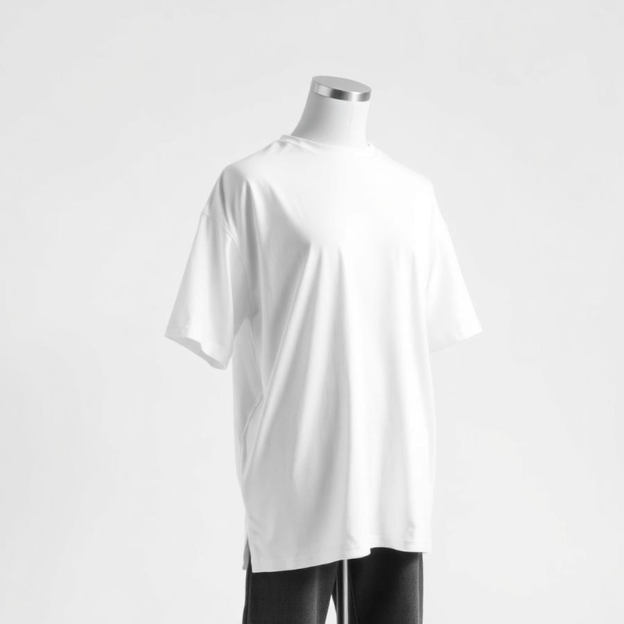 Oversized Tee blank mockup